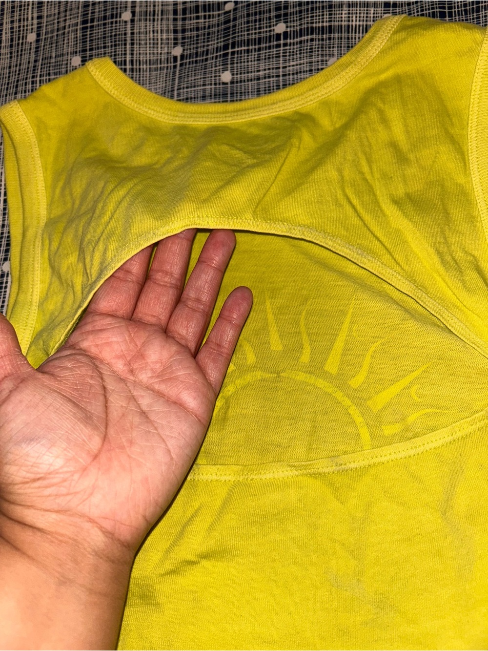 O'Neill Bright Yellow Graphic Tank Top - Picture 7 of 7